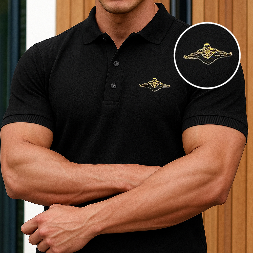TEAM FITWHEY Polo Shirt (Men) BLACK 2XL