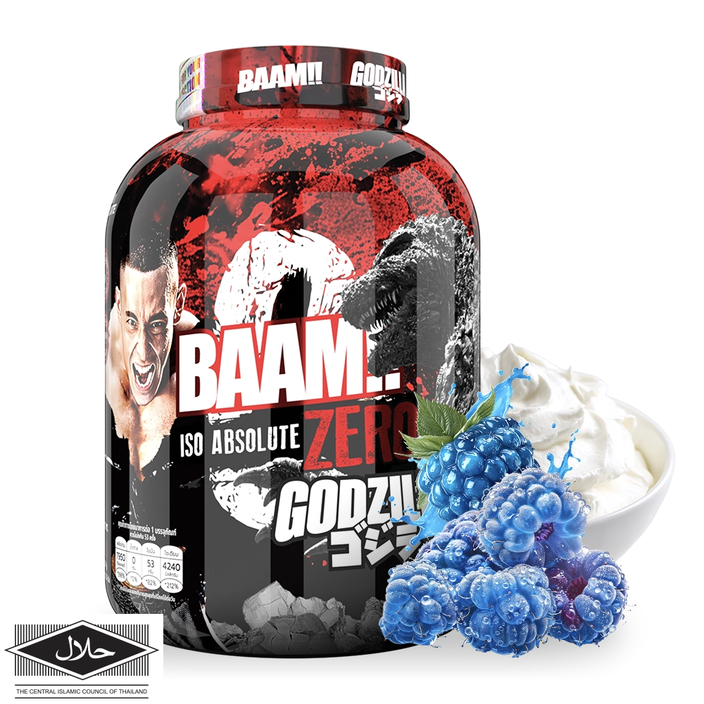 ISO ABSOLUTE ZERO 5 lb Yoghurt Blue Raspberry (Godzilla)