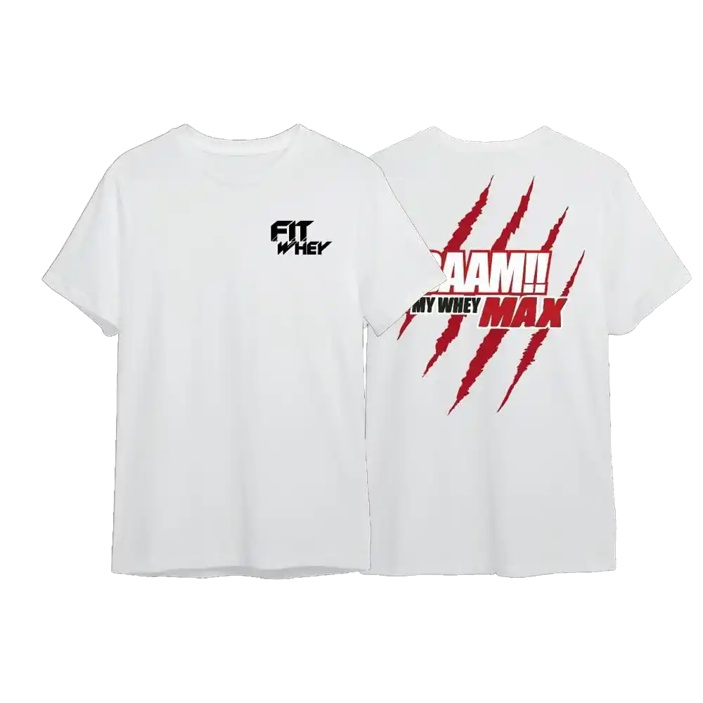 T-SHIRT BAAM MY WHEY MAX 11.11 WHITE 2XL