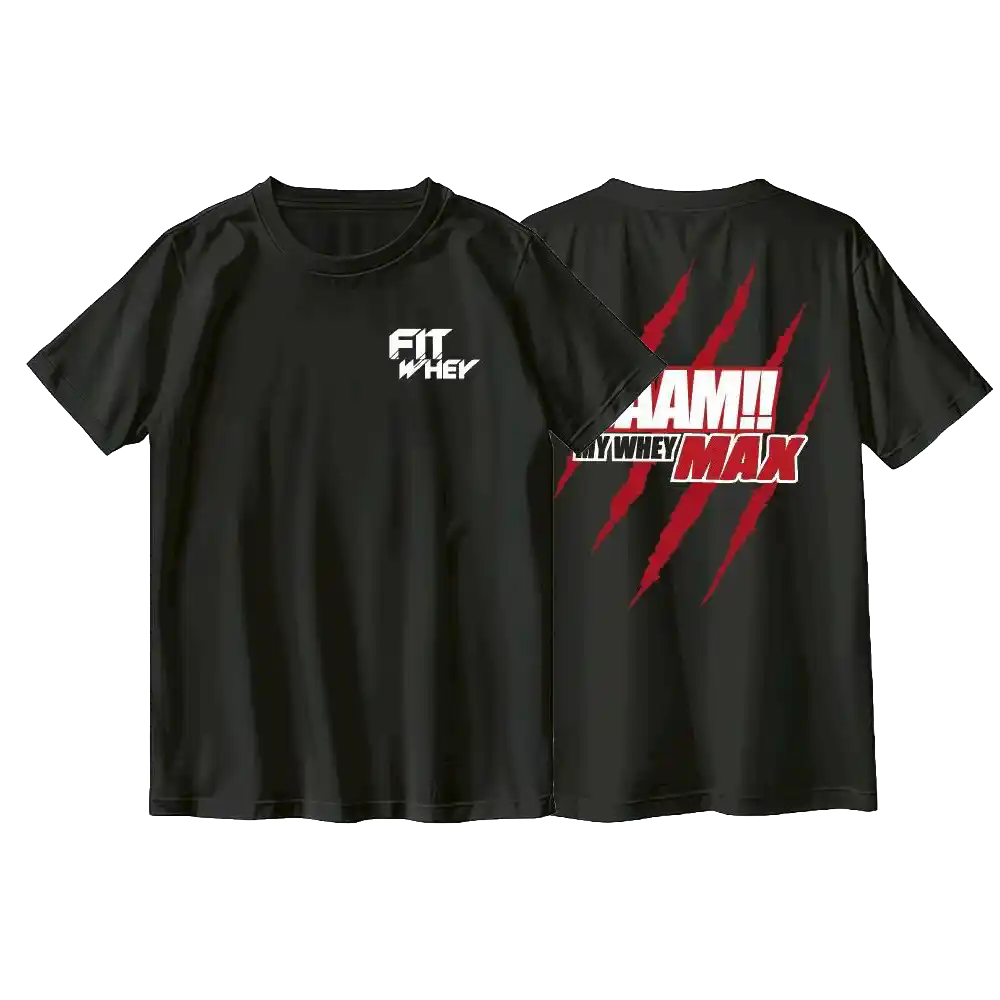 T-SHIRT BAAM MY WHEY MAX 11.11 BLACK XL