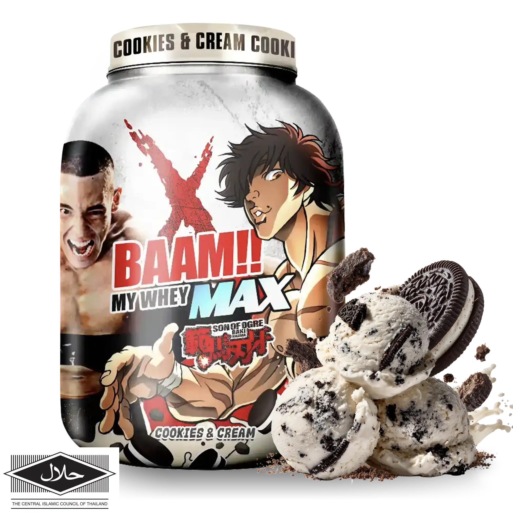 MY WHEY MAX 5 lb Cookies & Cream (Baki)