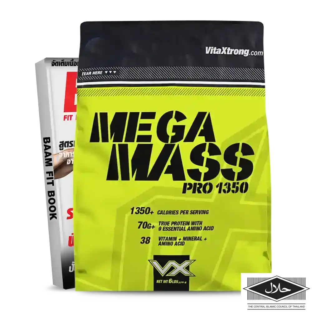 MEGA MASS PRO 1350 6 lb Chocolate Cookies (With Choco Cookie Crumble)