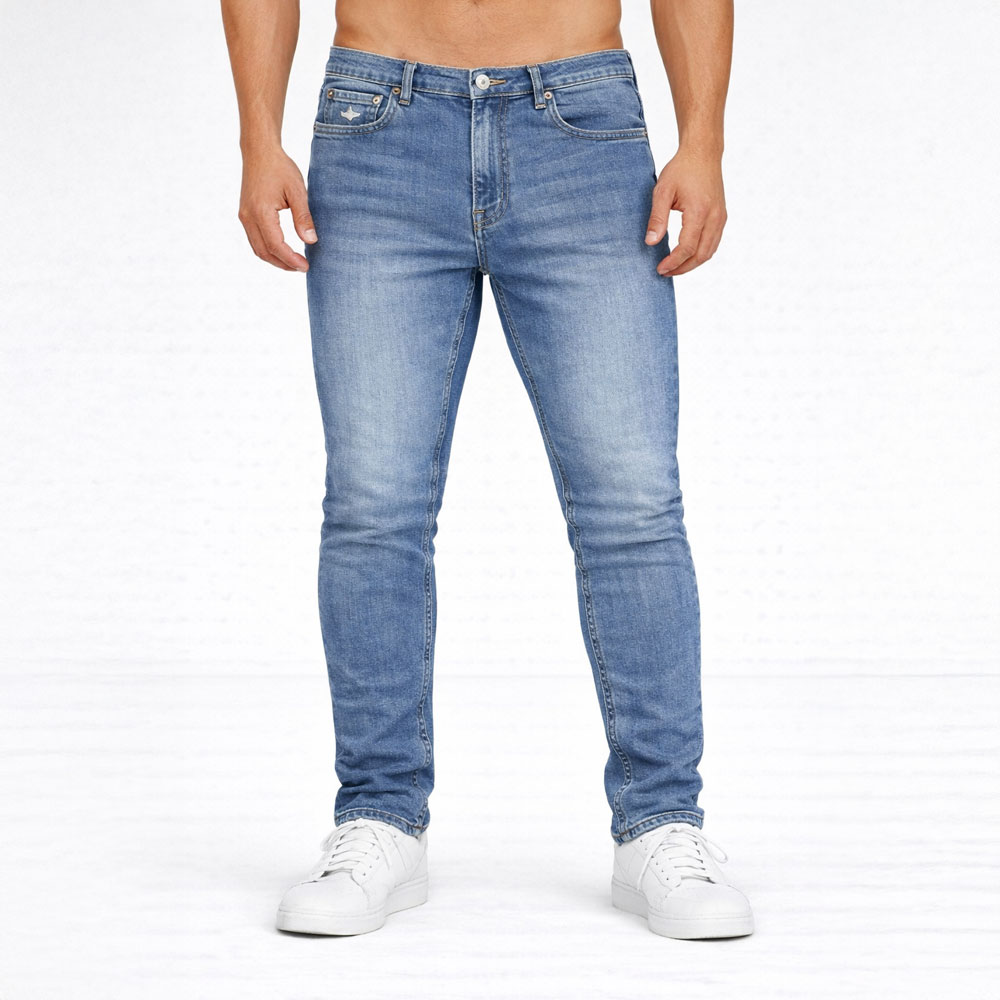 REGULAR FIT JEANS Blue Rust (Fade) Size 34