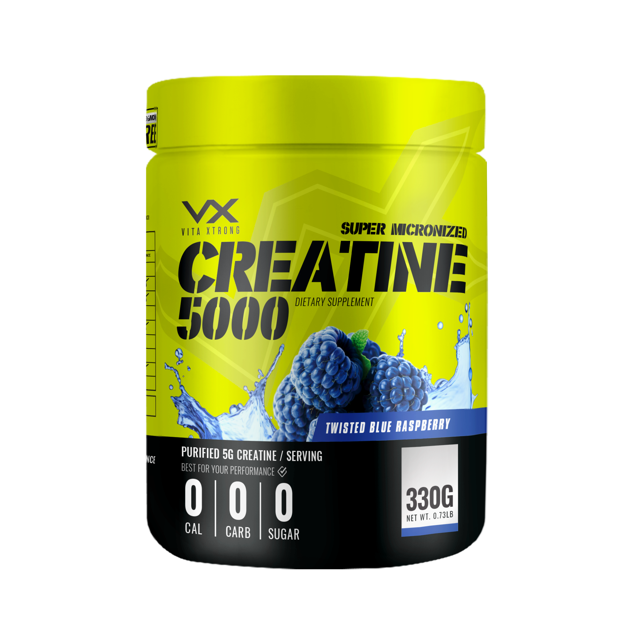 CREATINE 5000 330 g Blue Raspberry (US)