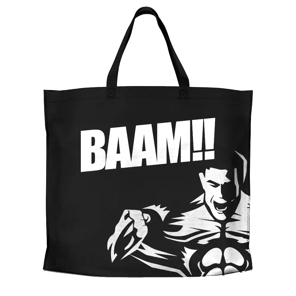 Canvas Bag BAAM!! Black
