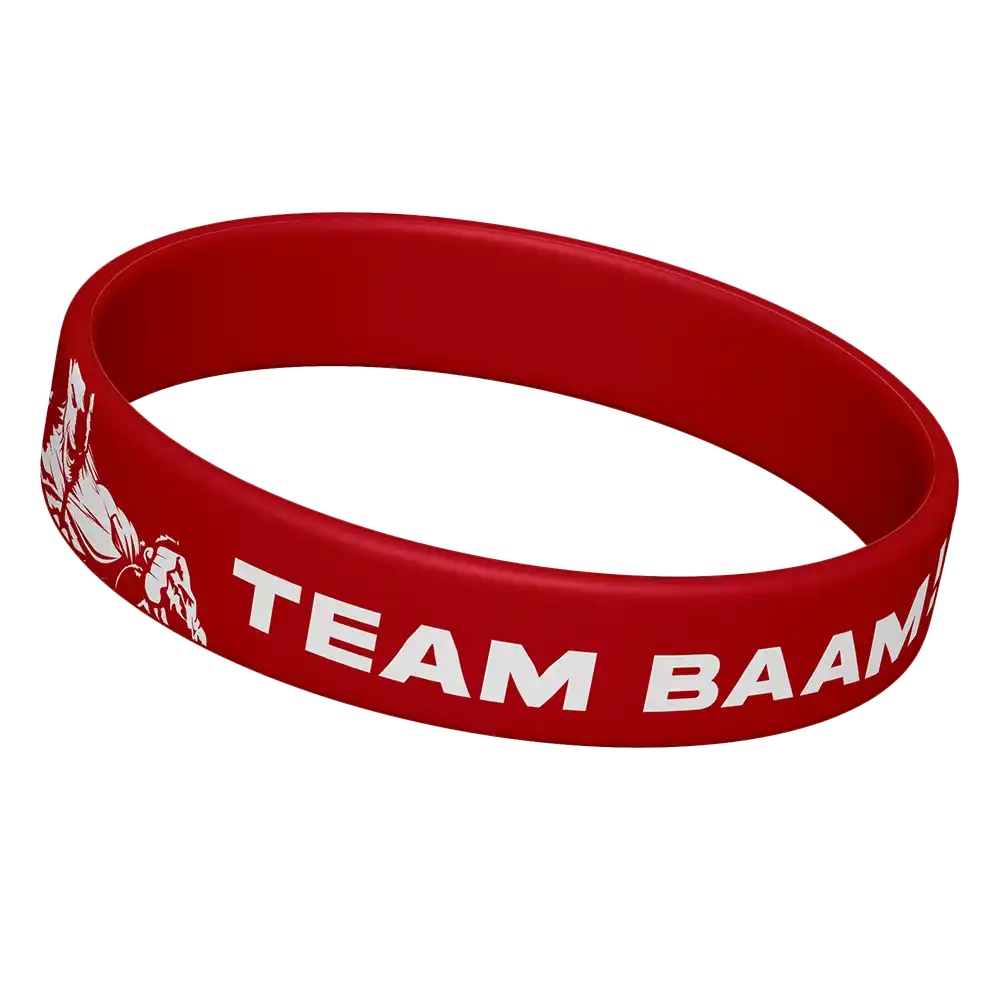 Wristbands TEAM BAAM Red