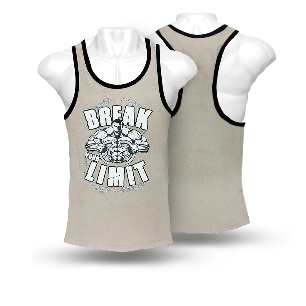 BREAK YOUR LIMIT Tank Top Sand L